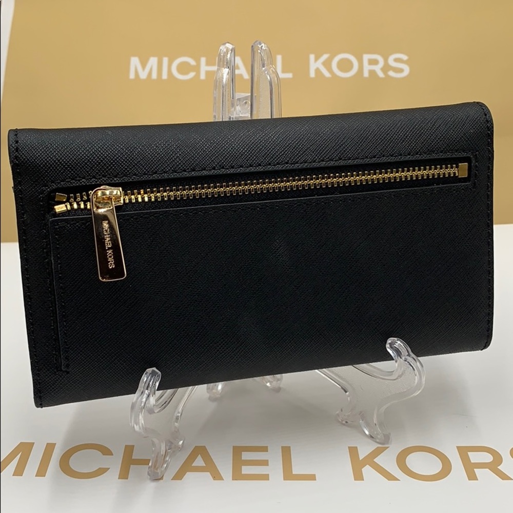 Michael Kors Jet Set Travel Lg Trifold Wallet - Picture 12 of 16